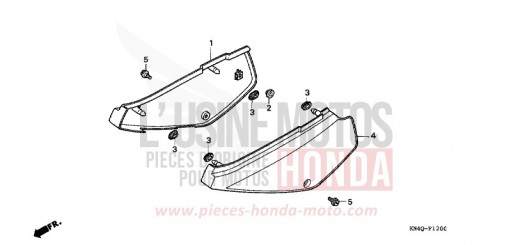 SIDE COVER XR100RW de 1998